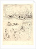 Environs de l'ancien Collège Rollin, 19th century by Félix Hilaire Buhot