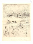Environs de l'ancien Collège Rollin, 19th century by Félix Hilaire Buhot