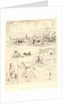 Environs de l'ancien Collège Rollin, 19th century by Félix Hilaire Buhot