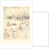 Environs de l'ancien Collège Rollin, 19th century by Félix Hilaire Buhot