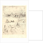Environs de l'ancien Collège Rollin, 19th century by Félix Hilaire Buhot