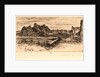 The Large Thatched Cottages (Les Grandes Chaumières), 19th century by Félix Hilaire Buhot