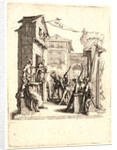 Christ before Caiaphus (Jésus comparait devant caiphe), 1624 by Jacques Callot