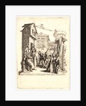 Christ before Caiaphus (Jésus comparait devant caiphe), 1624 by Jacques Callot
