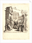Christ before Caiaphus (Jésus comparait devant caiphe), 1624 by Jacques Callot
