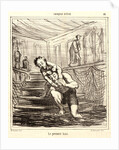 Le premier bain, 1865 by Honoré Daumier