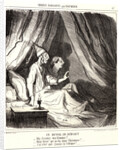 Un réveil en sursaut, 1865 by Honoré Daumier