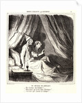 Un réveil en sursaut, 1865 by Honoré Daumier