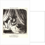 Un réveil en sursaut, 1865 by Honoré Daumier