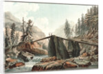 The Devil's Bridge, ca. 1780- 1790 by Charles-Melchior Descourtis