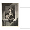 Portrait of the Painter, Hyacinthe Rigaud, 1714 by Pierre Drevet