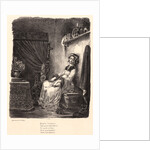 Marguerite at Her Spinning Wheel (Marguerite au rouet), 1828 by Eugène Delacroix
