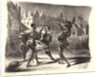 Duel of Faust and Valentin (Duel de Faust et de Valentin), 1828 by Eugène Delacroix