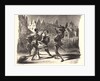 Duel of Faust and Valentin (Duel de Faust et de Valentin), 1828 by Eugène Delacroix