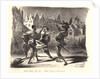 Duel of Faust and Valentin (Duel de Faust et de Valentin), 1828 by Eugène Delacroix