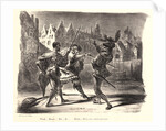 Duel of Faust and Valentin (Duel de Faust et de Valentin), 1828 by Eugène Delacroix