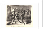 Duel of Faust and Valentin (Duel de Faust et de Valentin), 1828 by Eugène Delacroix
