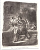 Mephistopheles and Faust Fleeing after the Duel with the address of Varyon (Méphistophélès et Faust fuyant après le duel avec l’adresse de Varyon), 1828 by Eugène Delacroix