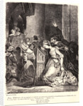 Marguerite at the Church (Marguerite à l’église), 1828 by Eugène Delacroix