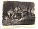 Faust and Mephistopheles Galloping on the Night of the Sabbath (Faust et Méphistophélès galopant dans la nuit du Sabbat), 1828 by Eugène Delacroix