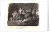 Faust and Mephistopheles Galloping on the Night of the Sabbath (Faust et Méphistophélès galopant dans la nuit du Sabbat), 1828 by Eugène Delacroix