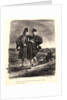 Faust, Mephistopheles, and the Water Dog (Faust, Méphistophélès et le barbet), 1828 by Eugène Delacroix