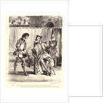 Mephistopheles Receiving the Student (Méphistophélès recevant l’écolier), 1828 by Eugène Delacroix