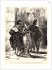 Faust Trying to Seduce Marguerite (Faust cherchant à séduire Marguerite), 1828 by Eugène Delacroix
