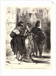Faust Trying to Seduce Marguerite (Faust cherchant à séduire Marguerite), 1828 by Eugène Delacroix