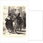 Faust Trying to Seduce Marguerite (Faust cherchant à séduire Marguerite), 1828 by Eugène Delacroix