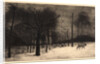 Winter (Hiver, ou le Loup dans la Neige) by Félix Bracquemond