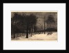 Winter (Hiver, ou le Loup dans la Neige) by Félix Bracquemond