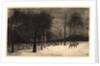Winter (Hiver, ou le Loup dans la Neige) by Félix Bracquemond