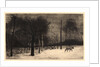 Winter (Hiver, ou le Loup dans la Neige) by Félix Bracquemond