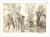 Willows (Les Saules des Mottiaux), 19th century by Félix Bracquemond