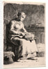 The Wool Carder (La Cardeuse), 1855-1856 by Jean-François Millet