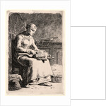 The Wool Carder (La Cardeuse), 1855-1856 by Jean-François Millet