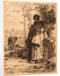 Shepherdess Knitting (La Grande Bergère), 1862 by Jean-François Millet