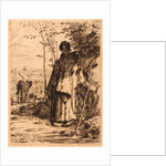 Shepherdess Knitting (La Grande Bergère), 1862 by Jean-François Millet