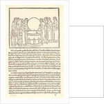 The Torch of Polia Extinguished in the Altar (leaf from Hypnerotomachia Poliphili), 1499 by Anonymous