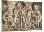Venus and Amor at the Forge of Vulcan, ca. 1550 by Monogrammist L. D.