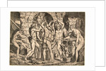Venus and Amor at the Forge of Vulcan, ca. 1550 by Monogrammist L. D.