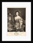 Portrait of Catherine Marguerite Mignard, Comtesse de Fouquière, Daughter of the Painter Pierre Mignard, 1735 by Jean Daullé