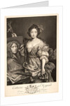 Portrait of Catherine Marguerite Mignard, Comtesse de Fouquière, Daughter of the Painter Pierre Mignard, 1735 by Jean Daullé