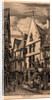 La Rue des Toiles, Bourges, 19th century by Charles Meryon
