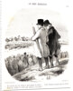 Dire pourtant que c'est comme ça qu'on améliore les chevaux.., 1846 by Honoré Daumier