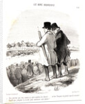 Dire pourtant que c'est comme ça qu'on améliore les chevaux.., 1846 by Honoré Daumier