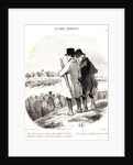 Dire pourtant que c'est comme ça qu'on améliore les chevaux.., 1846 by Honoré Daumier