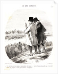 Dire pourtant que c'est comme ça qu'on améliore les chevaux.., 1846 by Honoré Daumier