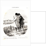Dire pourtant que c'est comme ça qu'on améliore les chevaux.., 1846 by Honoré Daumier